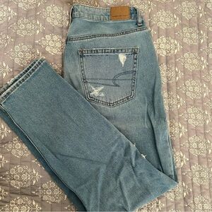 American Eagle Distressed Mom Jean